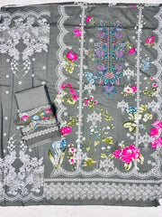 Soft Grey Cotton suit