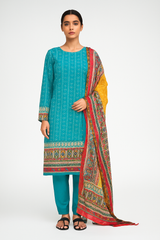 Multicoloured Rayon suit